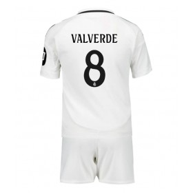 Real Madrid Federico Valverde #8 Replica Home Minikit 2024-25 Short Sleeve (+ pants)